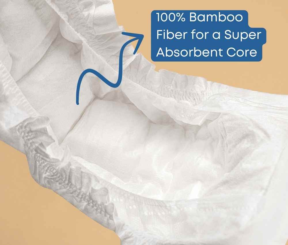 Joy Bamboo Baby Nappies Extra Large (12Kg +) - 112 Pcs (Save 15%)