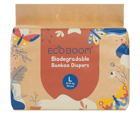 Joy Bamboo Baby Nappies Large (9-14Kg)