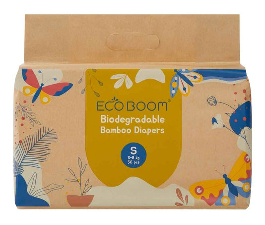 Joy Bamboo Baby Nappies Small (3-8Kg)
