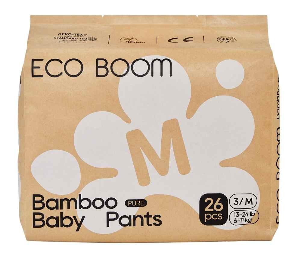 Joy Bamboo Pull Up Pants - Medium (6-10Kg) - 104 Pcs (Save 15%)