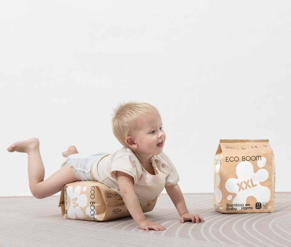 Joy Bamboo Pull Up Pants - Large (9-14Kg) - 96 Pcs (Save 15%)