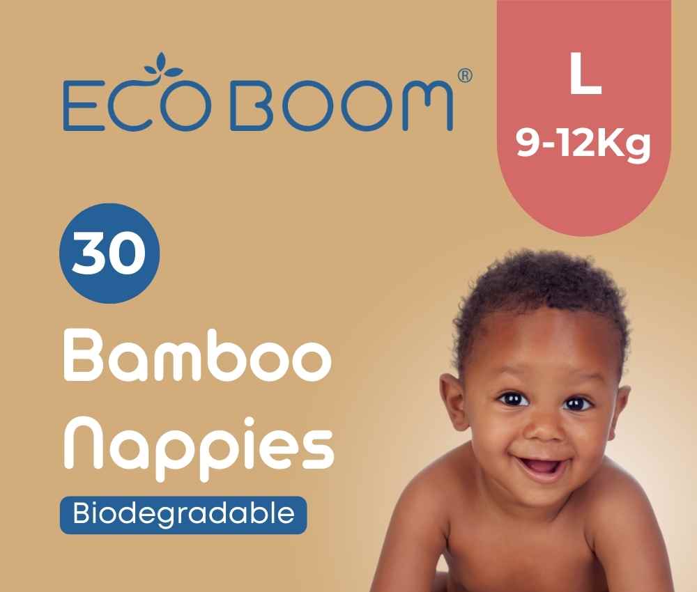 Joy Bamboo Baby Nappies Large (9-14Kg) - 120 Pcs (Save 15%)