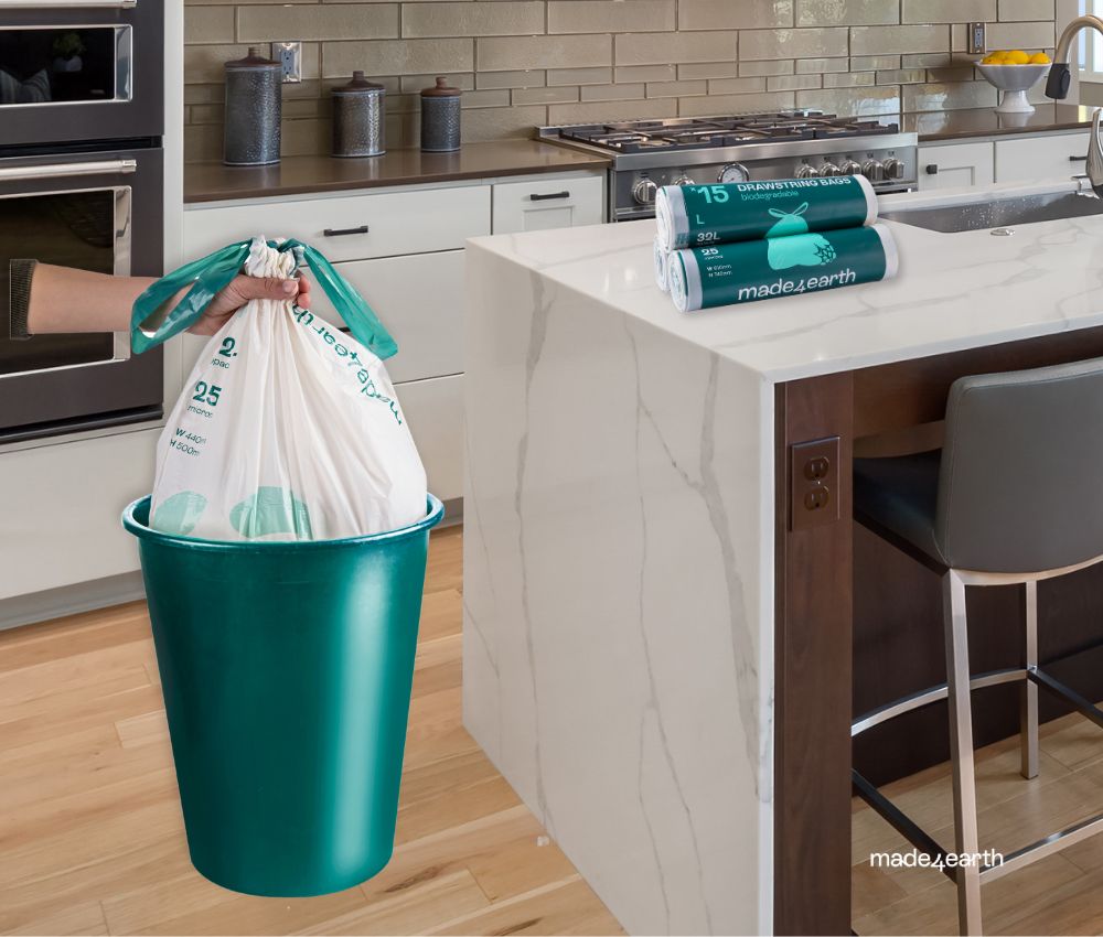 Biodegradable Drawstring Refuse Bag