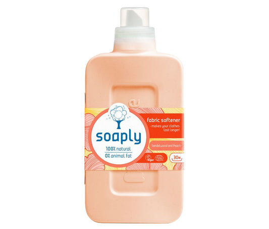 Natural Fabric Softener Sandalwood And Peach 750 mL