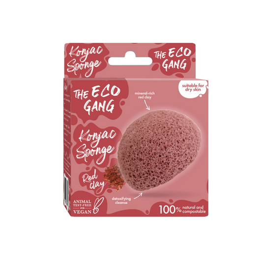 Konjac Sponge - Red Clay