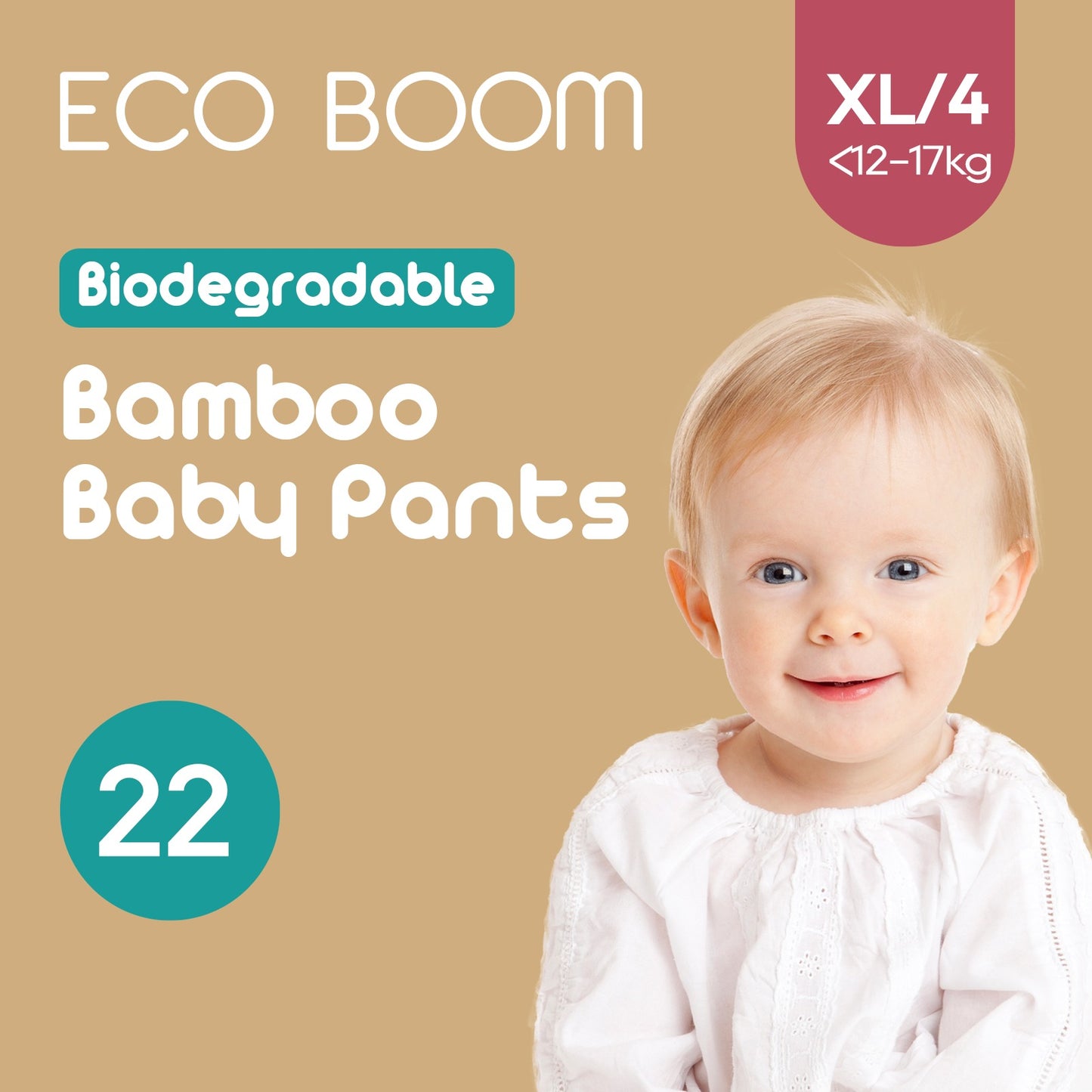 Joy Bamboo Pull Up Pants - Extra Large (12-17Kg)