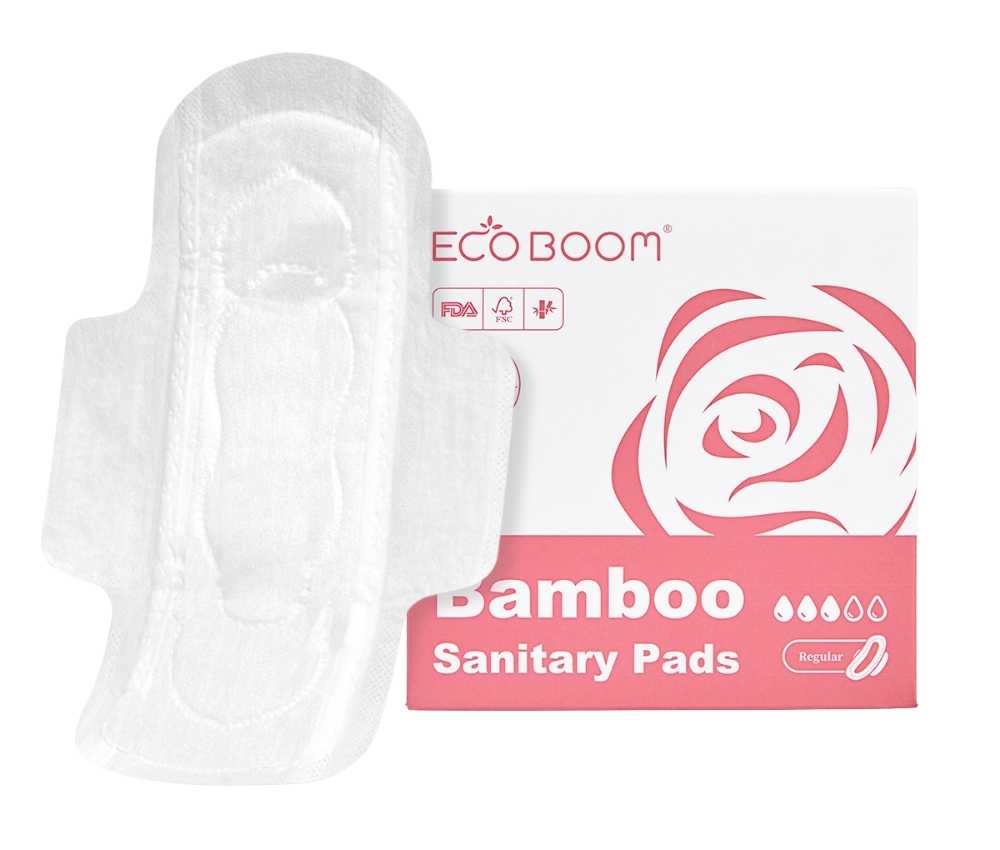 Bamboo Sanitary Pads - Regular - 8
