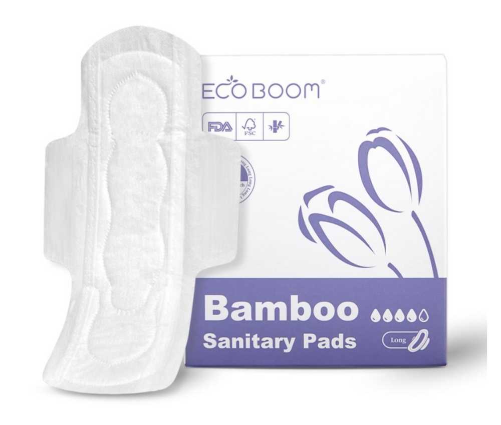 Bamboo Sanitary Pads - Long - 8