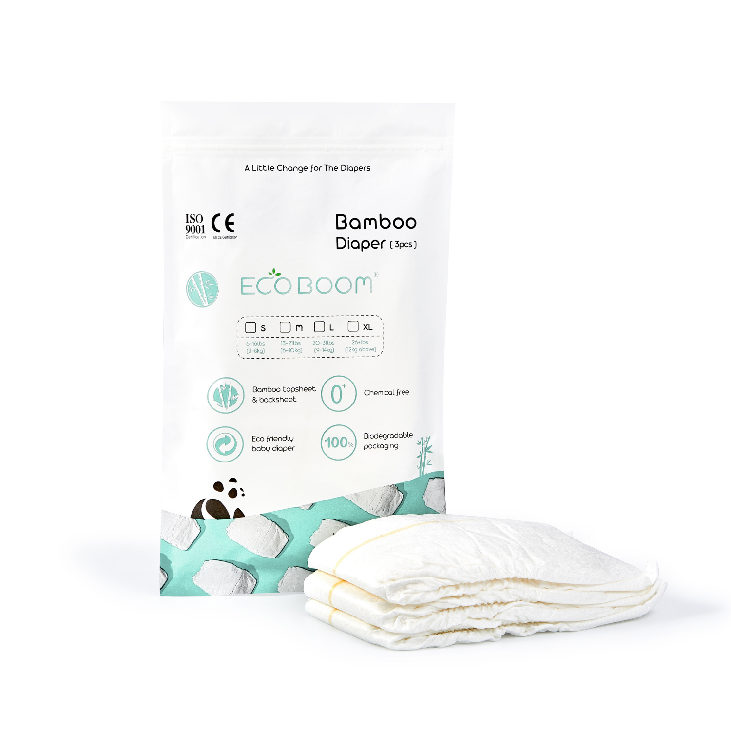 ECO BOOM - Co-certified bamboo diaper pants: what all the cool