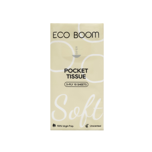 Eco Boom 3ply Pocket Tissues