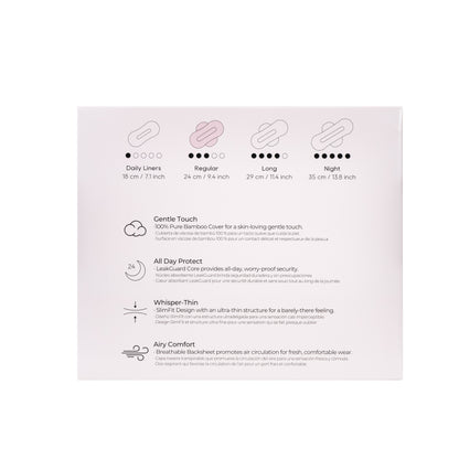 Pure Bamboo Regular Pads - 14