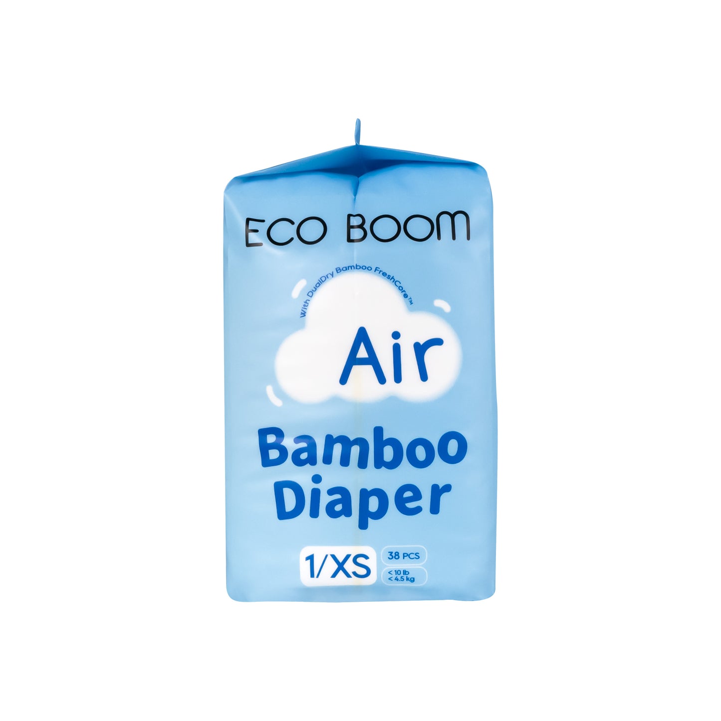 Air Bamboo Baby Nappies Extra Small (<4.5Kg) - 38 Pcs