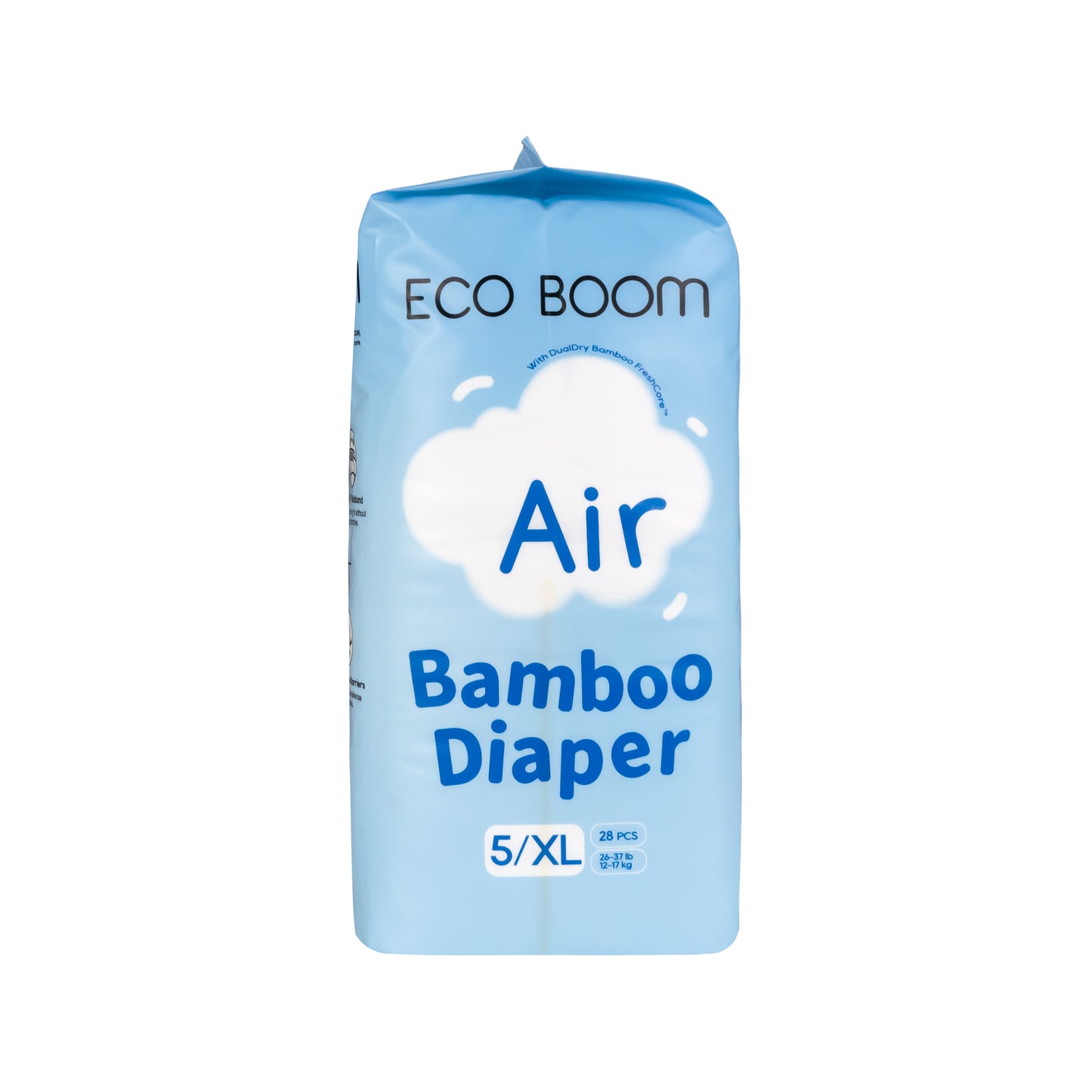 Air Bamboo Baby Nappies Extra Large (12-17Kg) - 28 Pcs