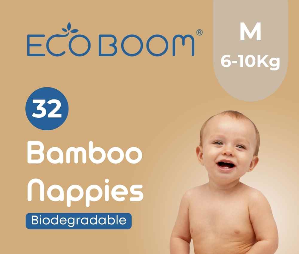 Joy Bamboo Baby Nappies Medium (6-10Kg)