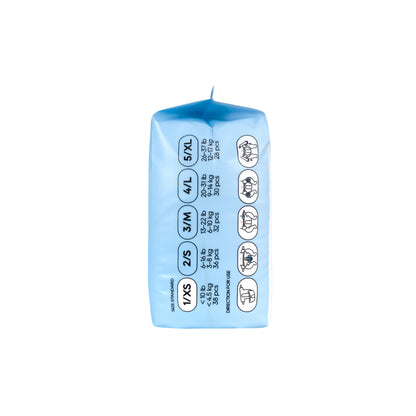 Air Bamboo Baby Nappies Extra Small (<4.5Kg) - 38 Pcs