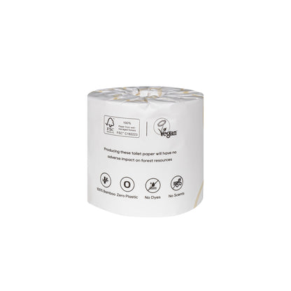 Pure White Bamboo Toilet Paper