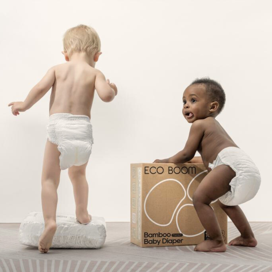 Premium Bamboo Baby Nappies Large (9-14Kg)