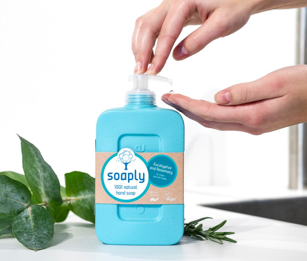Natural Hand Soap Eucalyptus And Rosemary 300ml