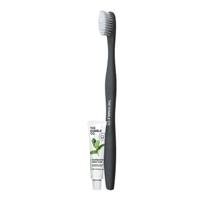 Humble Brush Plant-based Toothbrush with Toothpaste - Soft Kit
