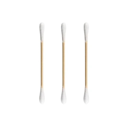 Flat Curved Toothbrush + Toothpaste + Cotton Swabs - Adult White Soft Kit