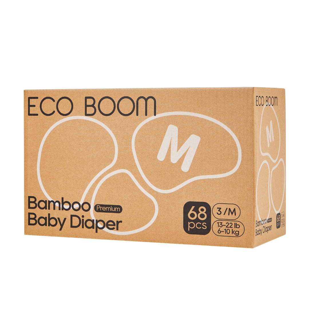 Premium Bamboo Baby Nappies Medium (6-10Kg)