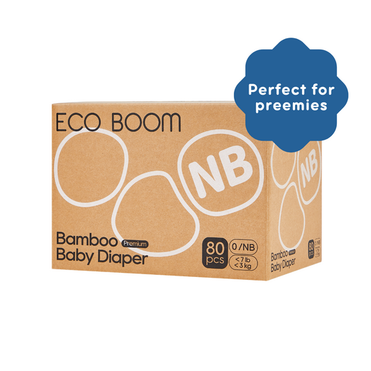 Premium Bamboo Baby Nappies Newborn (<3Kg)