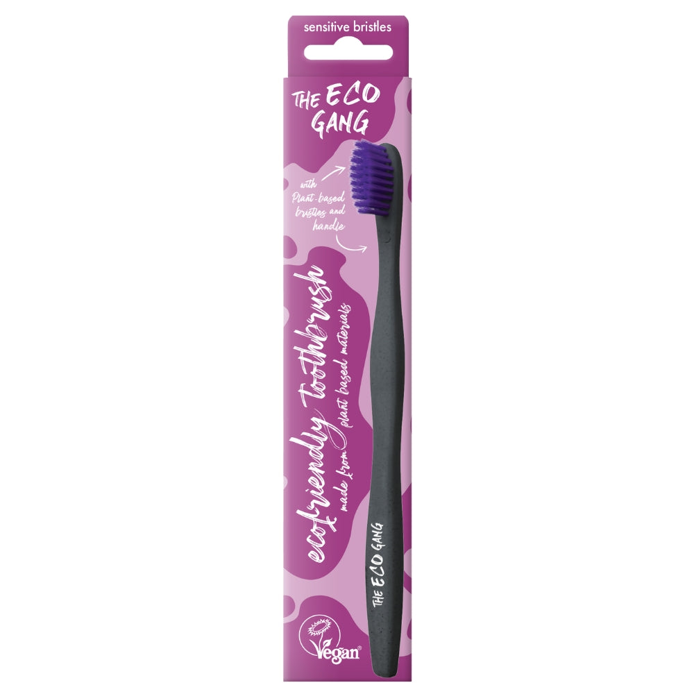 Plant-Based Toothbrush Sensitive - Purple – Eco Boom