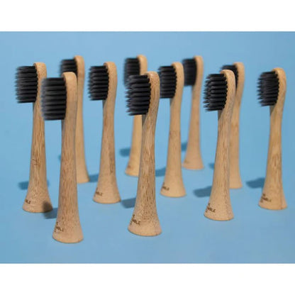 Bamboo Sonicare Electrical Toothbrush Heads Charcoal Infused - Pack of 4