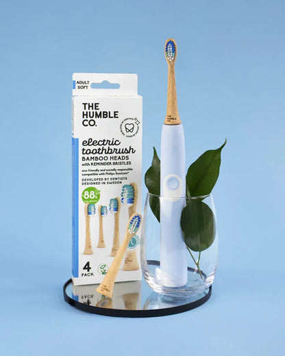 Bamboo Sonicare Electrical Toothbrush Heads Reminder Bristle - Pack of 4