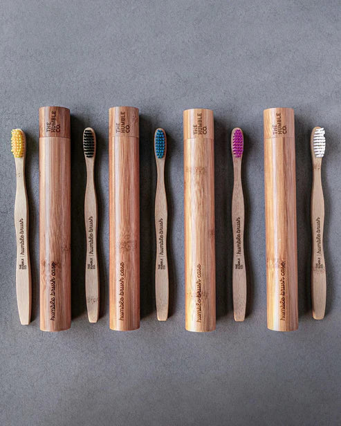 Bamboo Toothbrush Case