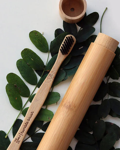 Bamboo Toothbrush Case