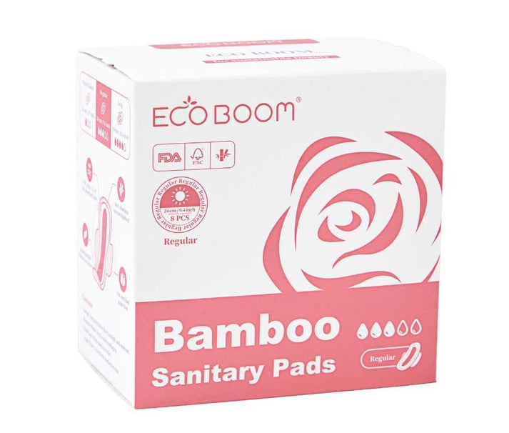 Bamboo Sanitary Pads Regular Day 8 Eco Boom