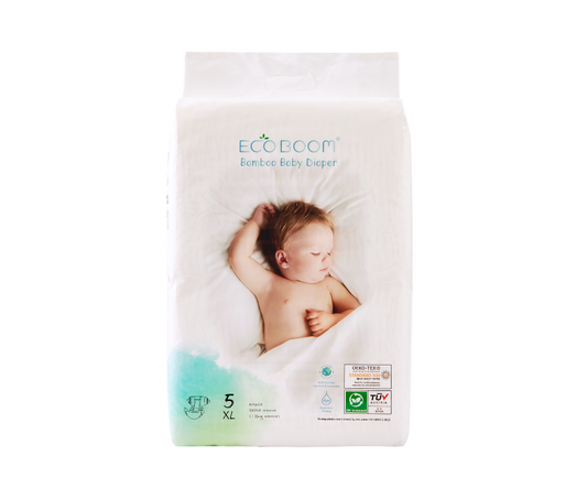 Bamboo Baby Nappies Pack of 62 - Extra Large (+12Kg)