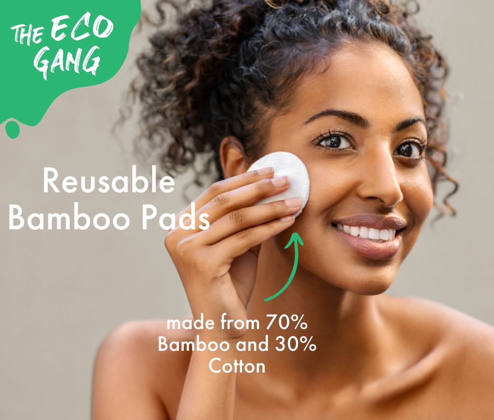 Reusable Bamboo Pads 20Pcs  The Eco Gang