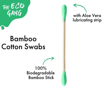 Cotton Swabs Aloe Vera 100pcs  The Eco Gang